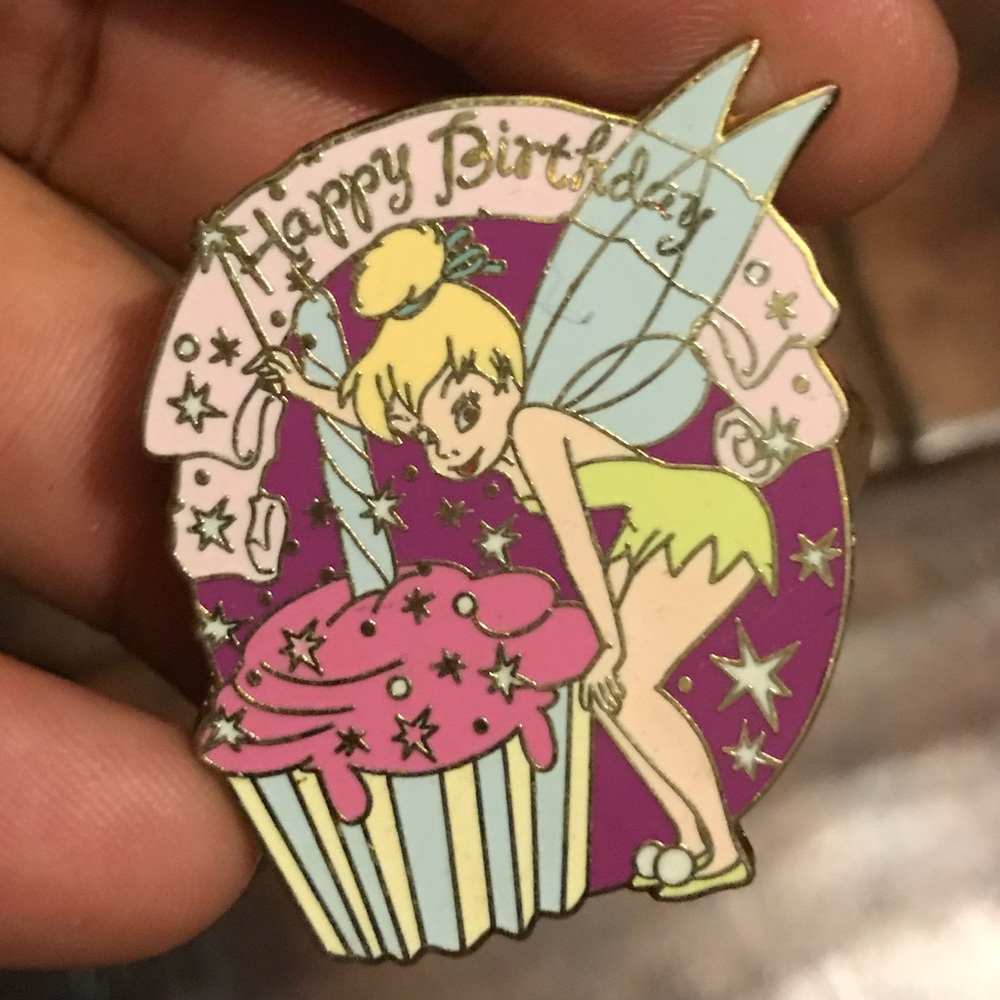 Disney Tinkerbell Happy Birthday Pin from 2007